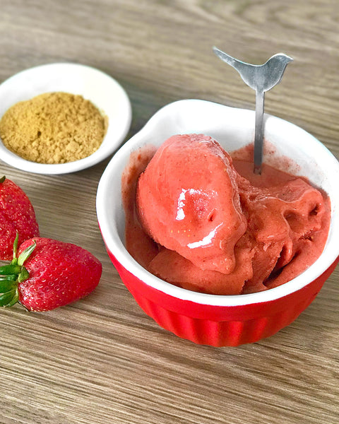 Camu Camu Strawberry Ice-Cream