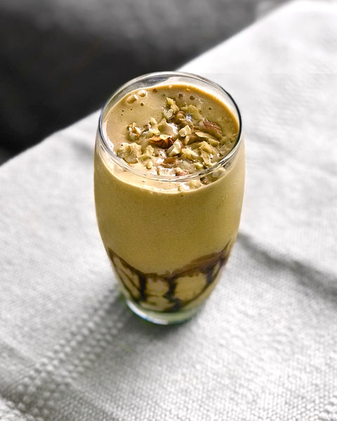 Carob Banana Coffee Smoothie