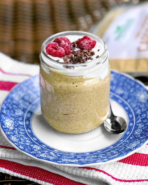 Carob Chia Mousse