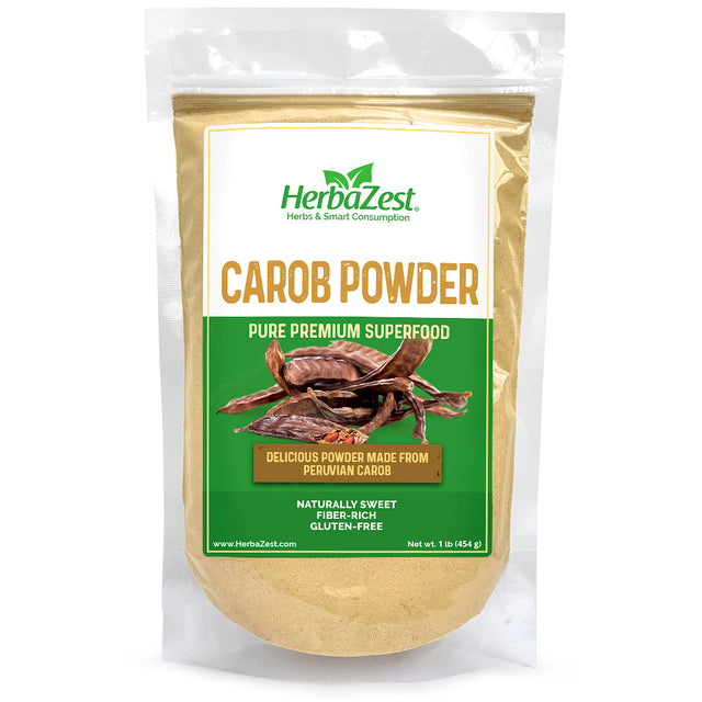 Carob Powder - Organic & Delicious - HerbaZest