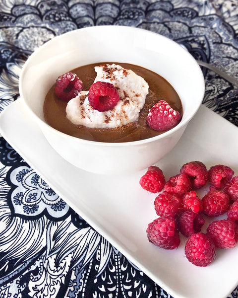 Chocolate Arracacha Pudding