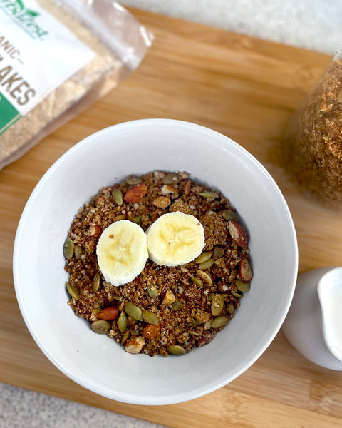 Cinnamon Granola with Quinoa Flakes