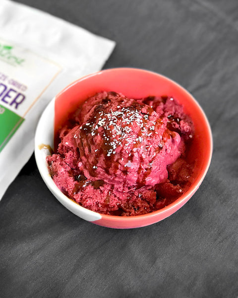 Coconut Milk Strawberry Acai Ice Cream