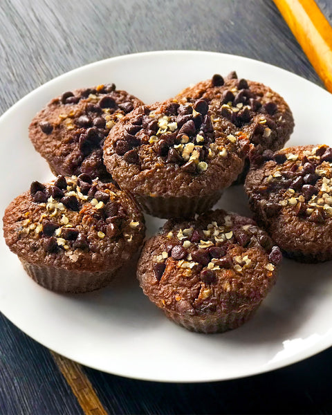 Cranberry Chocolate Quinoa Muffins