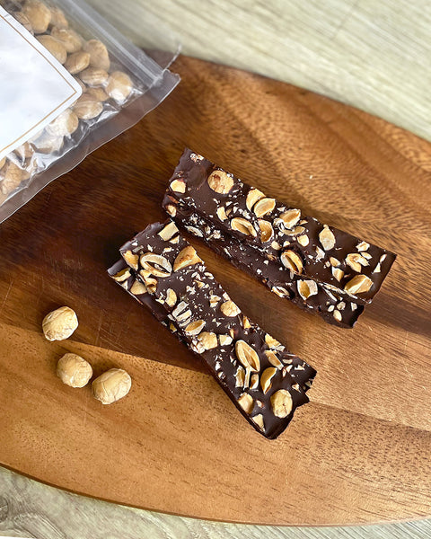 Dark Chocolate Bars with Sacha Inchi Seeds