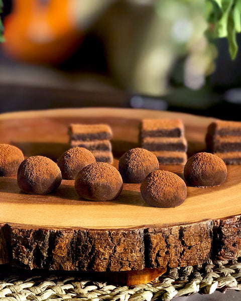Dark Chocolate Maca Truffles