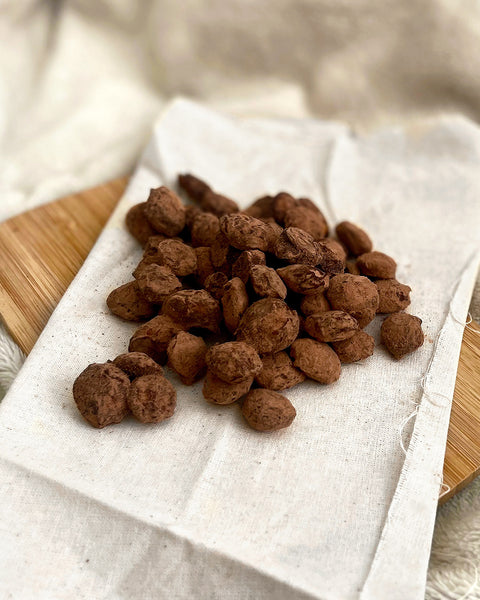 Double Chocolate-Coated Sacha Inchi Seeds