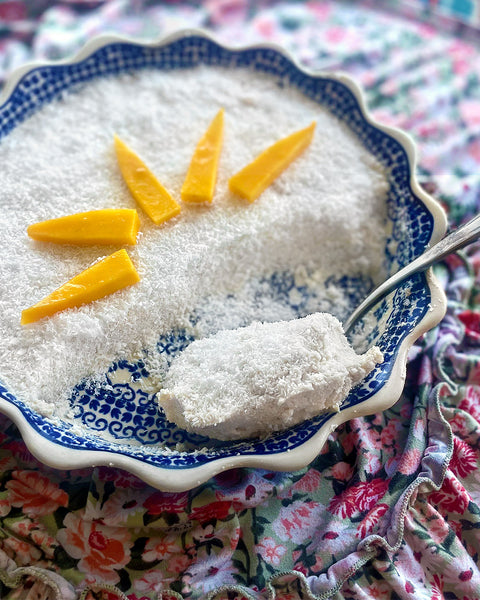Easy Coconut Lucuma Pudding