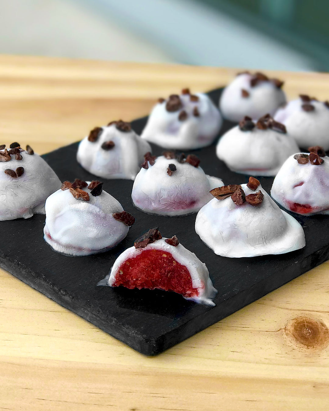 Frozen Yogurt Strawberry Jam Bites – HerbaZest