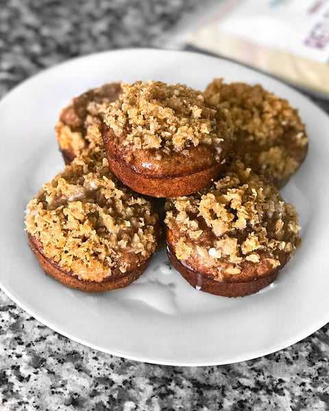 Healthy Apple Muffins with Quinoa Flour