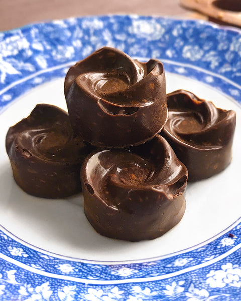 Homemade Sesame Chocolate