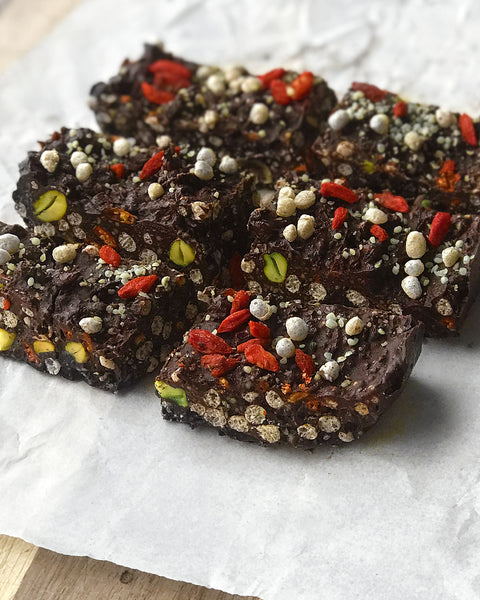 Kaniwa Pop Rocky Road Bars