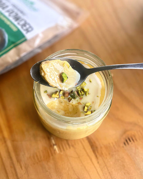 Lucuma Mango Pudding