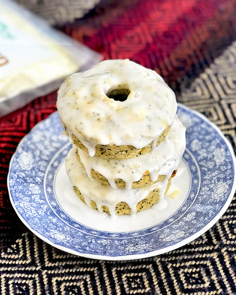 Lupin Flour Poppy Seed Donuts