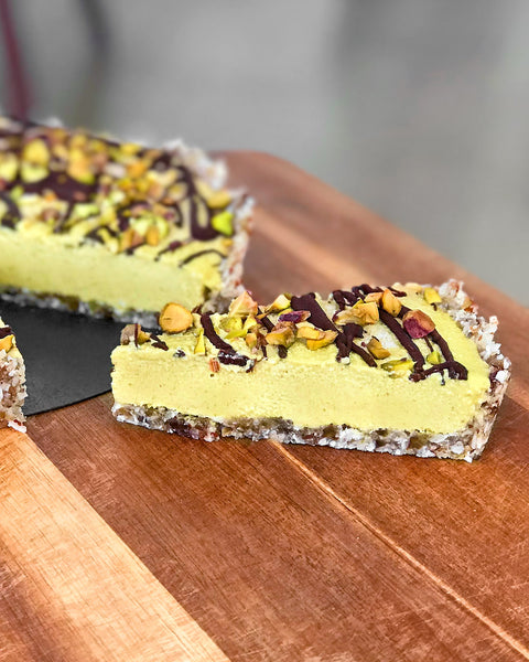 Mango Lucuma Cashew Cheesecake
