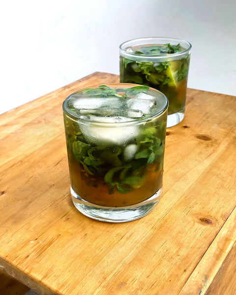 Nettle Tea Mojito Mocktail