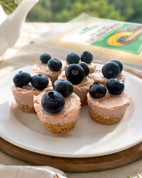No-Bake Lucuma Mini Cheesecakes