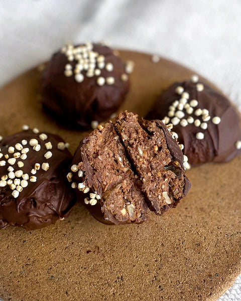Nutty Date Bites with Puffed Quinoa