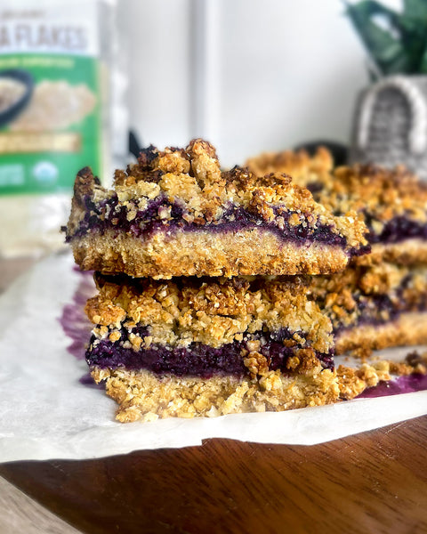 Oat & Quinoa Blueberry Breakfast Bars