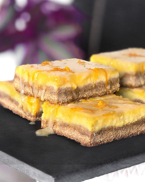 Orange Bars with Kaniwa Flour