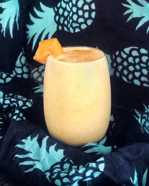 Peaches & Cream Smoothie with Lucuma Powder