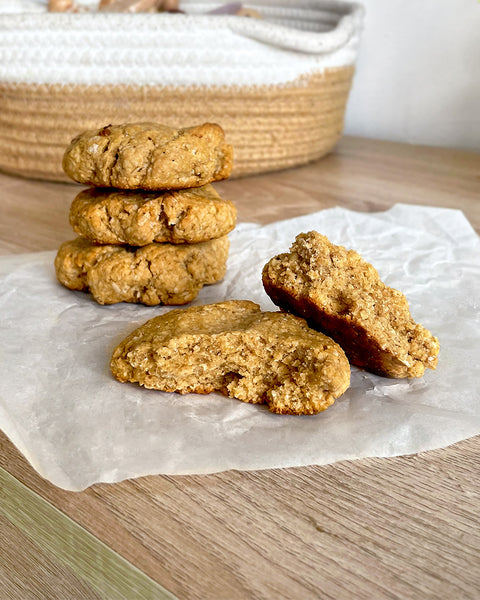 Peanut Butter Oatmeal Cookies with Sacha Inchi Powder