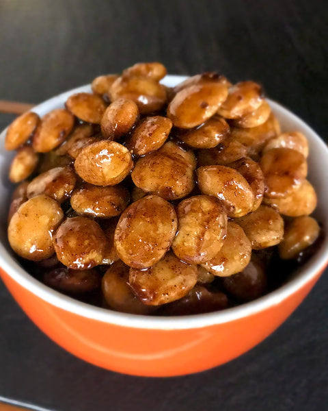 Pumpkin Spice Candied Sacha Inchi Seeds