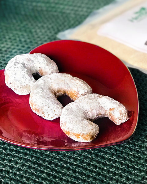 Quinoa Almond Crescent Cookies