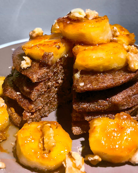 Quinoa Apple Cider Pancakes