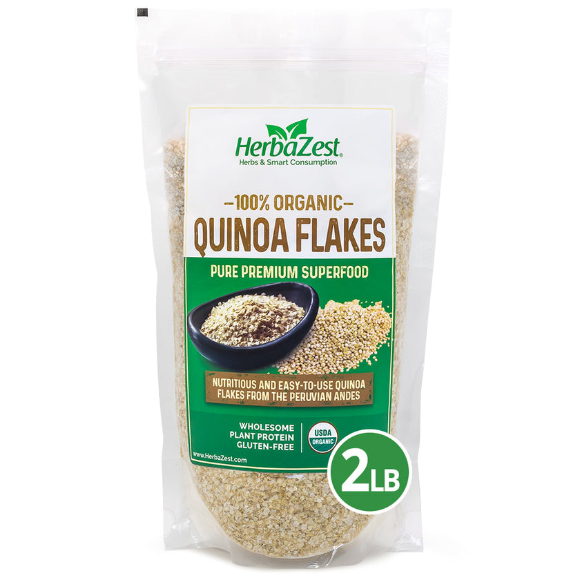 Quinoa Flakes Organic And Easy To Use Herbazest