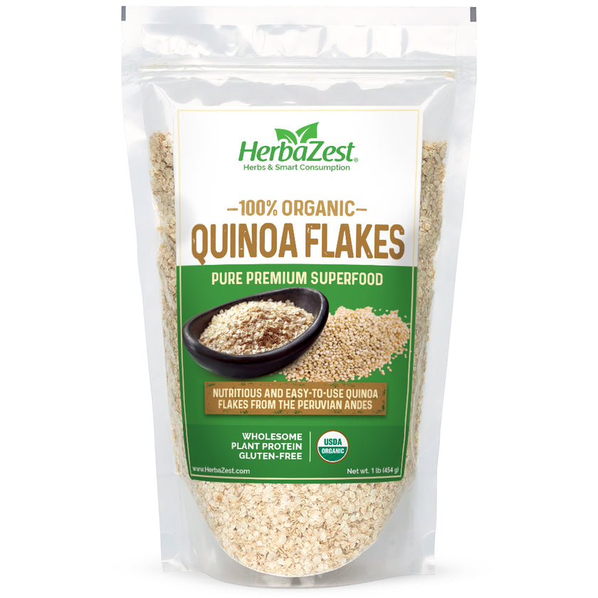 Quinoa Flakes Organic & EasytoUse HerbaZest