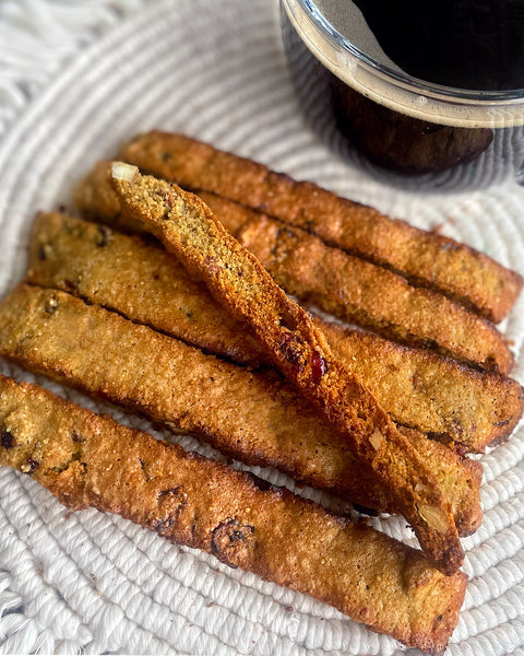 Quinoa Flour Biscotti
