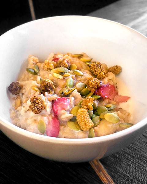 Quinoa Oatmeal Breakfast Bowl