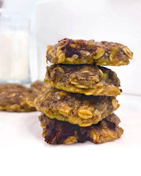 Quinoa Oatmeal Dark Chocolate Chip Cookies