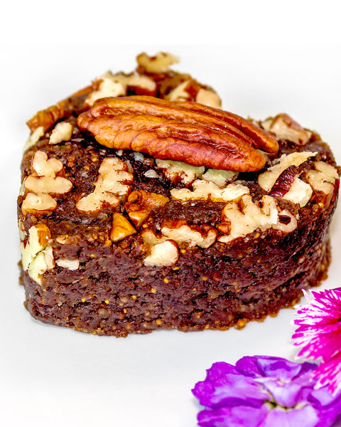 Raw Camu Camu & Peanut Butter Brownies