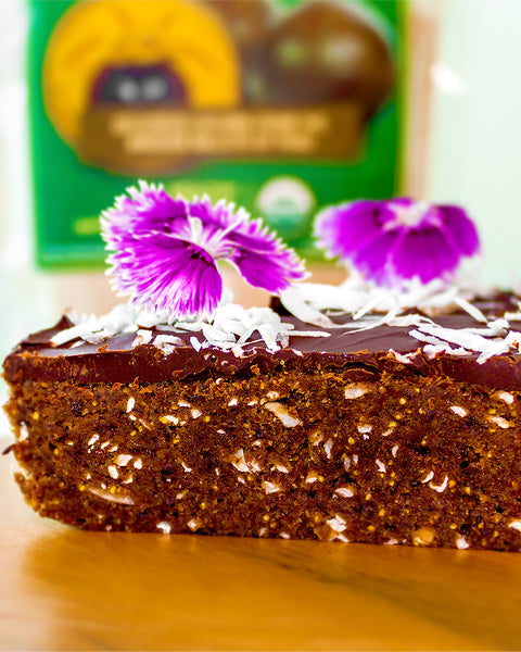 Raw Lucuma & Coconut Brownies