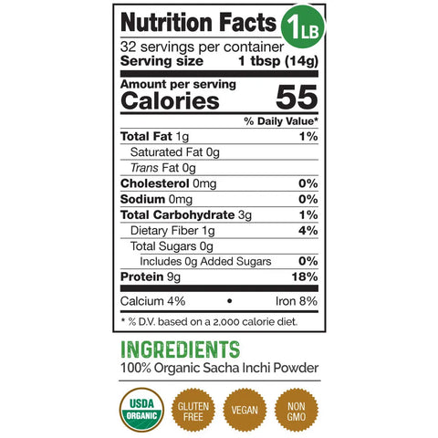 Sacha Inchi Powder - Organic & Protein-Rich - HerbaZest