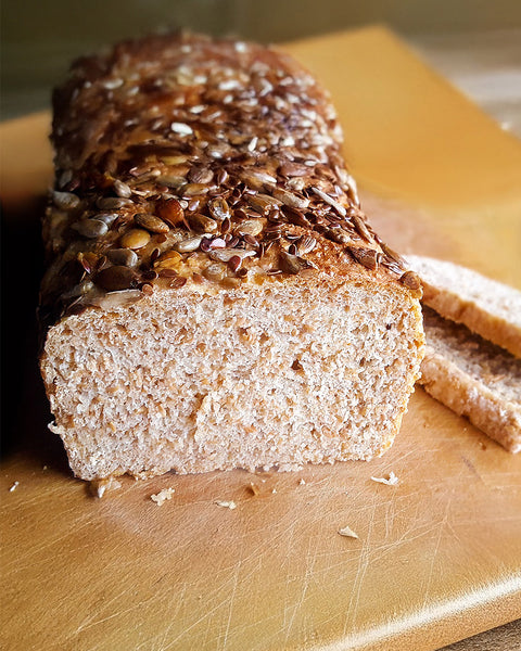 Sacha Inchi Whole Wheat Bread with Mixed Seeds