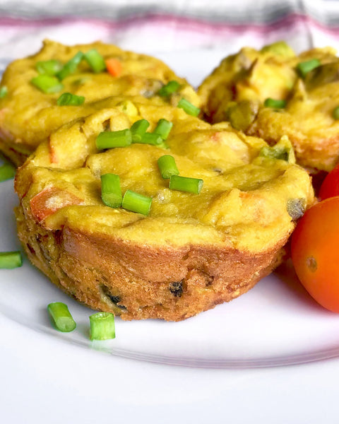 Savory Amaranth Tofu Quiches