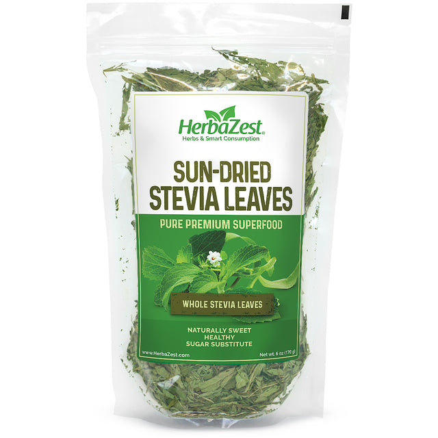 SunDried Stevia Leaves 100 Pure HerbaZest